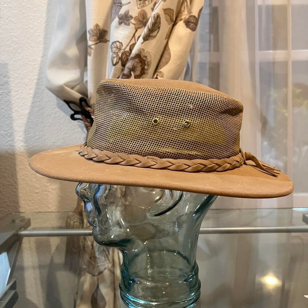 Minnetonka Men's Tan and Cream Hat